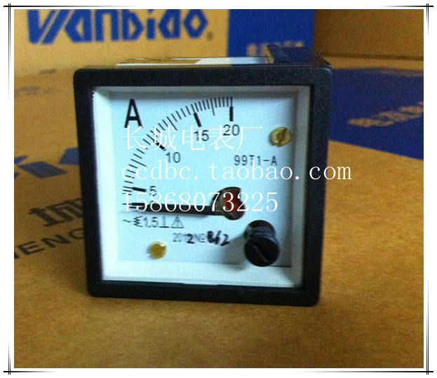 【长城电表厂】 99T1  20A  交流电流表 直接式 厂家直销 48*48