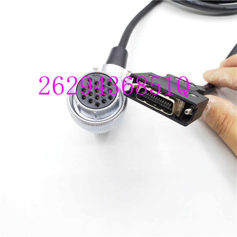 武汉华中数控伺服编码器电缆线 HSV-160-020 HSV-180U GK605电机