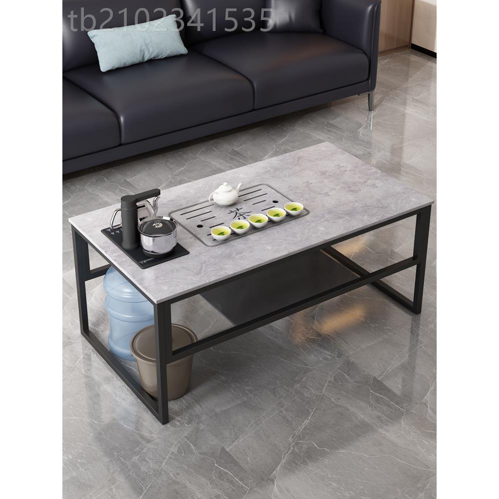 办公DYF简室茶功夫茶几小户岩板茶几台约现代茶桌配茶型具套装一