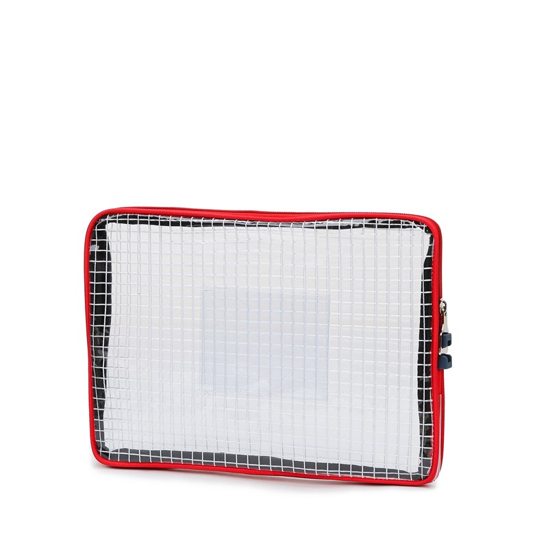 银行专用文件袋保密锁头文件包透明A加厚网格a4a5文件夹财务会计