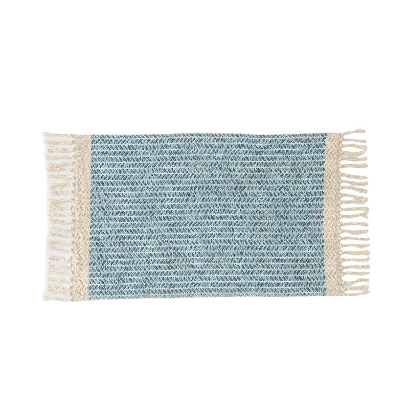 北欧简约手工编织鱼骨纹纯棉小地垫可机洗床边长条地毯衣帽间脚垫,居家布艺,床边毯,淘宝优惠券,粉丝福利购,淘宝优惠卷