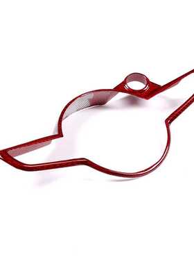 适用于20款阿尔法·罗密欧Giulia/Stelvio方向盘框 真碳纤维 红色