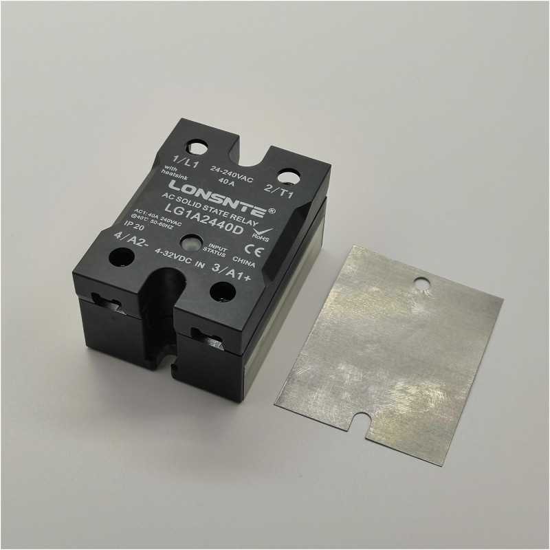 LG1A24100A蓝石固态继电器单相220VAC交流控制交流过零 SSR-100AA