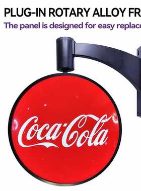 Vacuum-formed double-sided acrylic led round light box