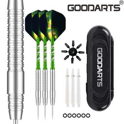GOODARTS骑士飞镖针24g比赛级专业钨钢飞镖套装darts跨境代发盒装