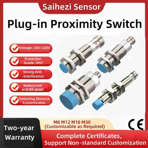 Plug-in M-Series Inductive/Capacitive Proximity Switch