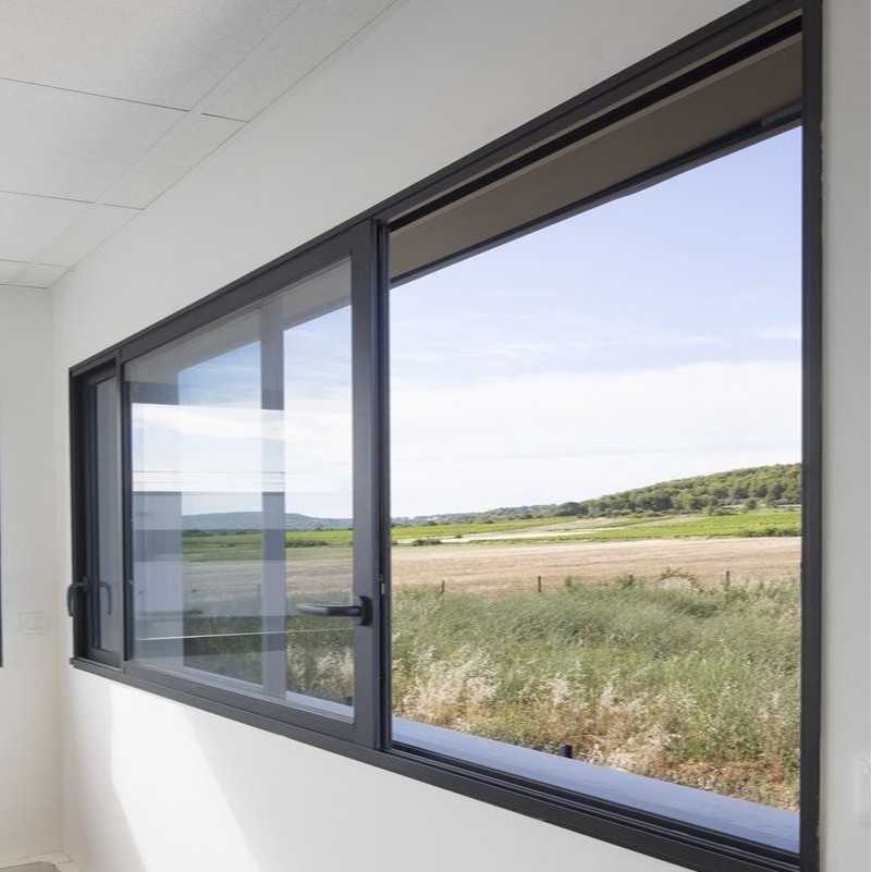 澳标AS2047隔热铝合金中空玻璃窗 铝框推拉窗