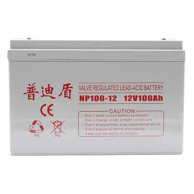 普迪盾蓄电池12V100AH/NP100-12 UPS电源EPS直流屏免维护蓄电池