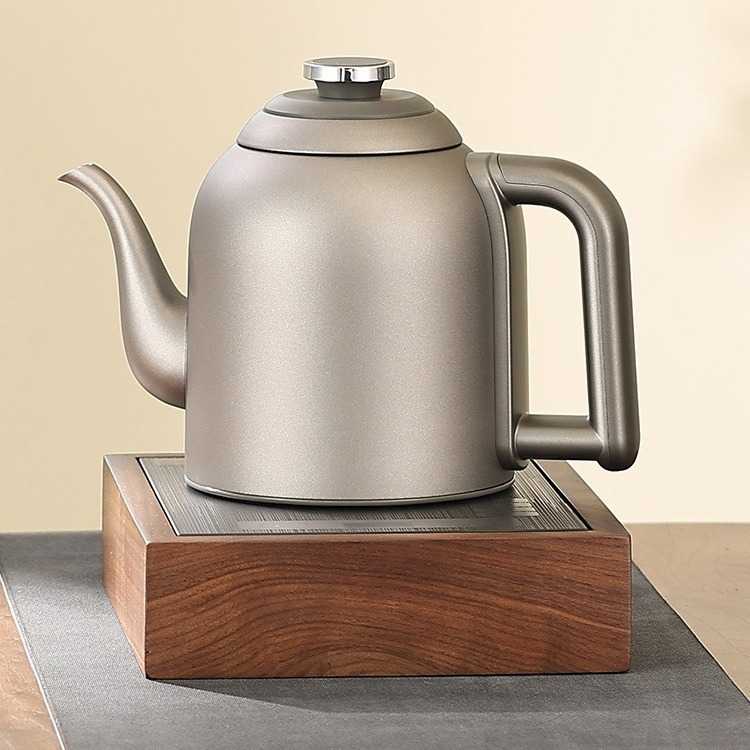 纯钛全自动底部上水电热烧水壶家用抽水茶台泡茶一体机专用煮茶具