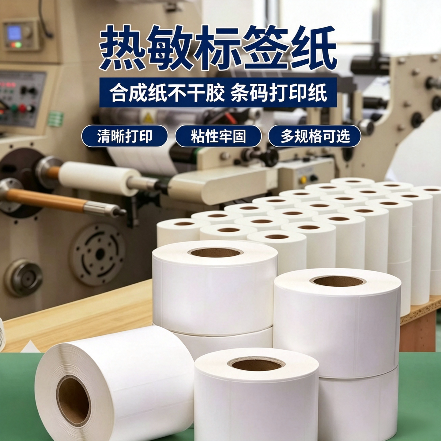 热敏标签纸合成纸不干胶条码打印