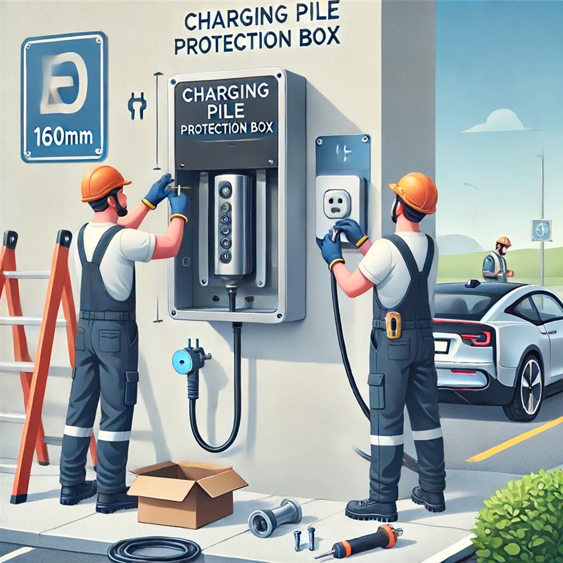 长安深蓝新能源奔奔逸动rEVCS55充电桩保护箱防护充电箱电动汽车