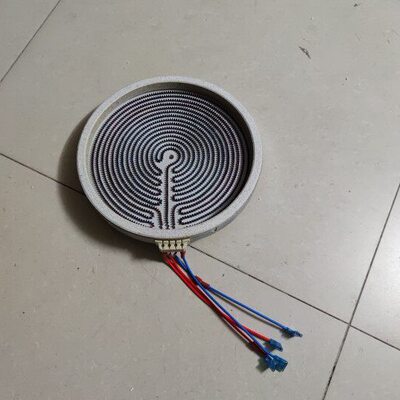 3000W3500W25CM 27CM商用电陶炉发热盘大功率光波炉电炉发热丝芯