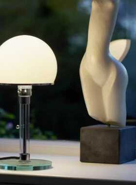 德国Tecnolumen Wagenfeld包豪斯台灯设计师款客厅书房卧室床头灯