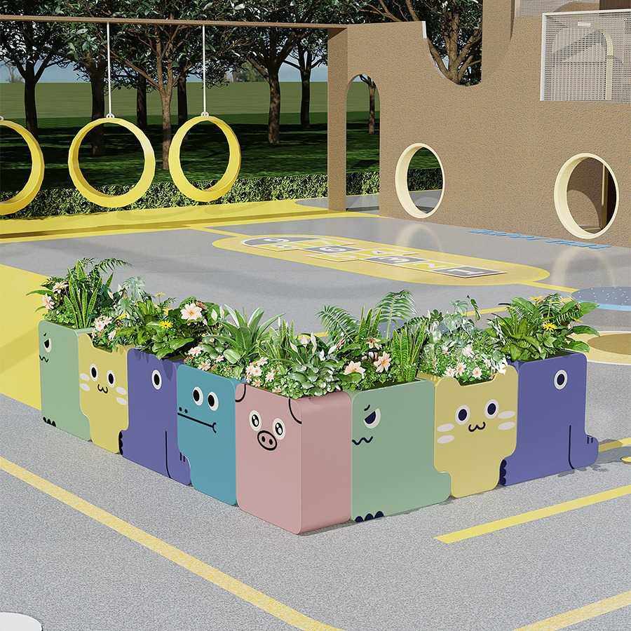 户外幼儿园花箱组合网红可爱动物游乐场外摆花槽花坛广场庭院花钵,玩具/童车/益智/积木/模型,垂直悬浮玩具,淘宝优惠券,粉丝福利购,淘宝优惠卷