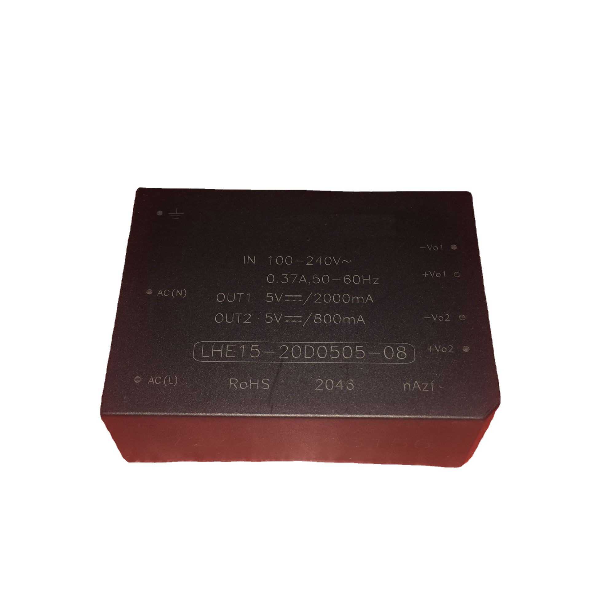 LHE15-20D0524-02 AC-DC电源模块85-264V转+5V2A +24V200mA 原装