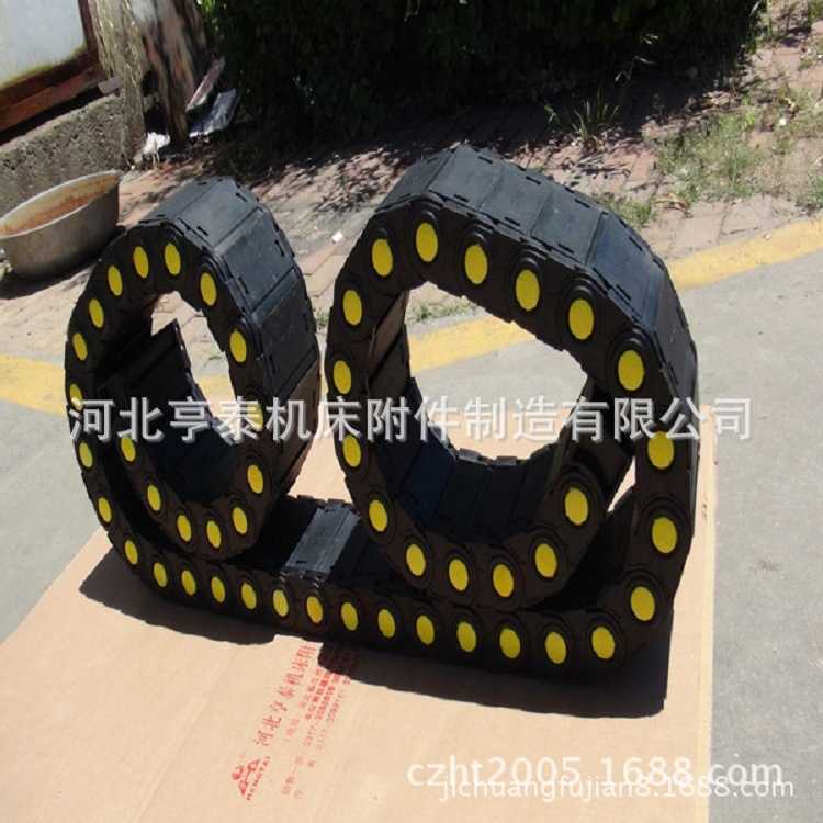 TK56系列机床拖链 穿线缆活动线槽 全封闭塑料拖链 56*300坦克链