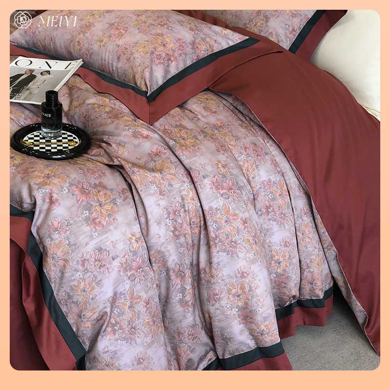 ?B类美式感100支长绒棉床单四件套纯棉 磨毛亲肤床上用