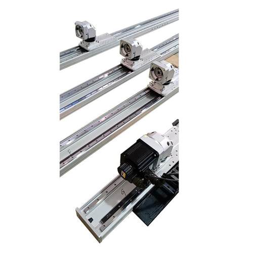 新品齿轮齿条直线滑台u模组齿条导轨升降滑M轨桁架机械手重型
