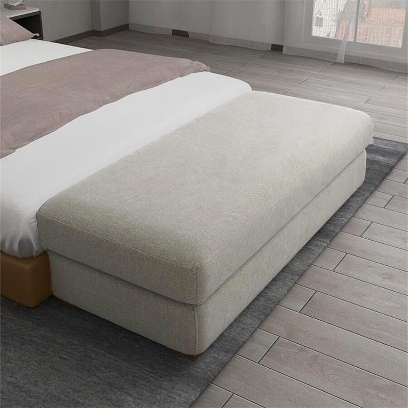 Z54G卧室床尾j凳北欧长条凳科技布沙发脚踏凳简约入户换鞋凳床头