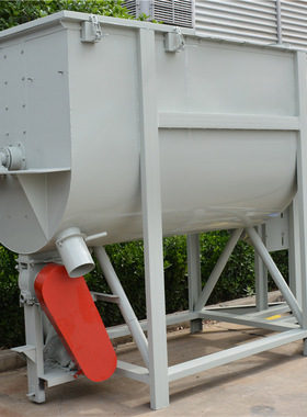 厂家直销卧式搅拌机干粉膏体螺带混合机碳钢不锈钢饲料拌料混料机