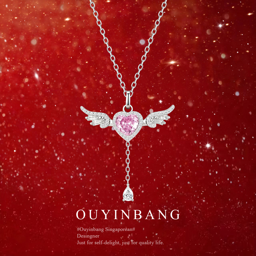 丘比特之心s925银项链女轻奢小众