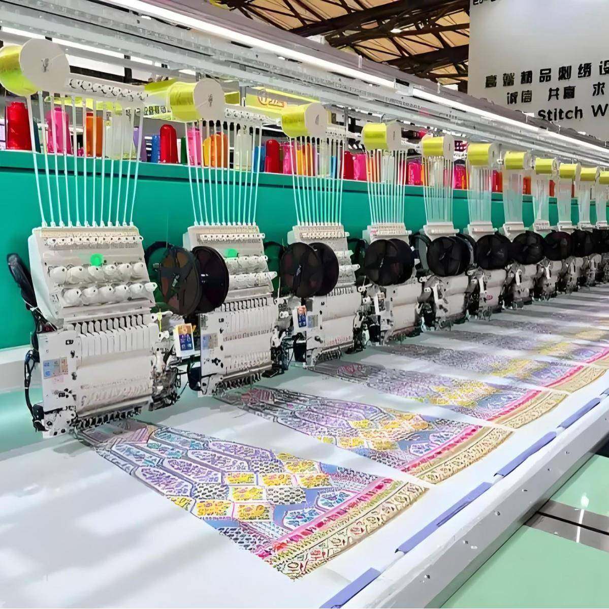 电脑刺绣机专业刺绣机工业绣花机9针20头平绣全自动电脑花样机,纺织面料/辅料/配套,其他纺织机械,淘宝优惠券,粉丝福利购,淘宝优惠卷