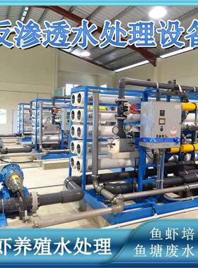 养殖尾水净化鱼虾养殖培育海水咸水淡化净化水处理机械反渗透设备