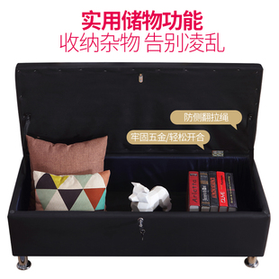 实体娃娃收纳箱储物凳娃娃收藏箱子带锁长条N沙发服装 店鞋 店换鞋