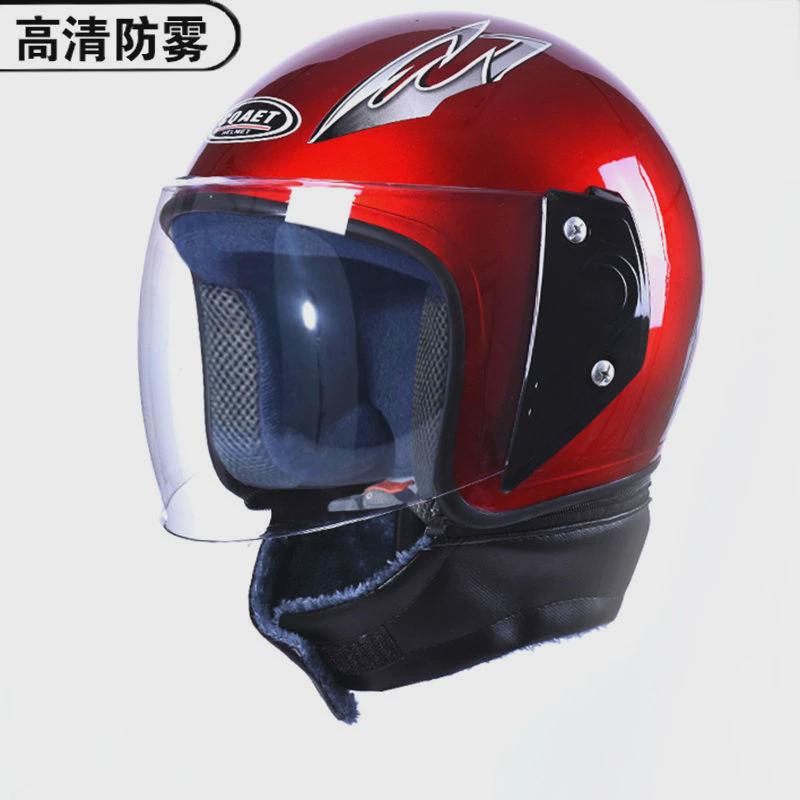 冬季棉骑行大可拆l卸四季女士号女头盔男士电动车全包围脖防风新