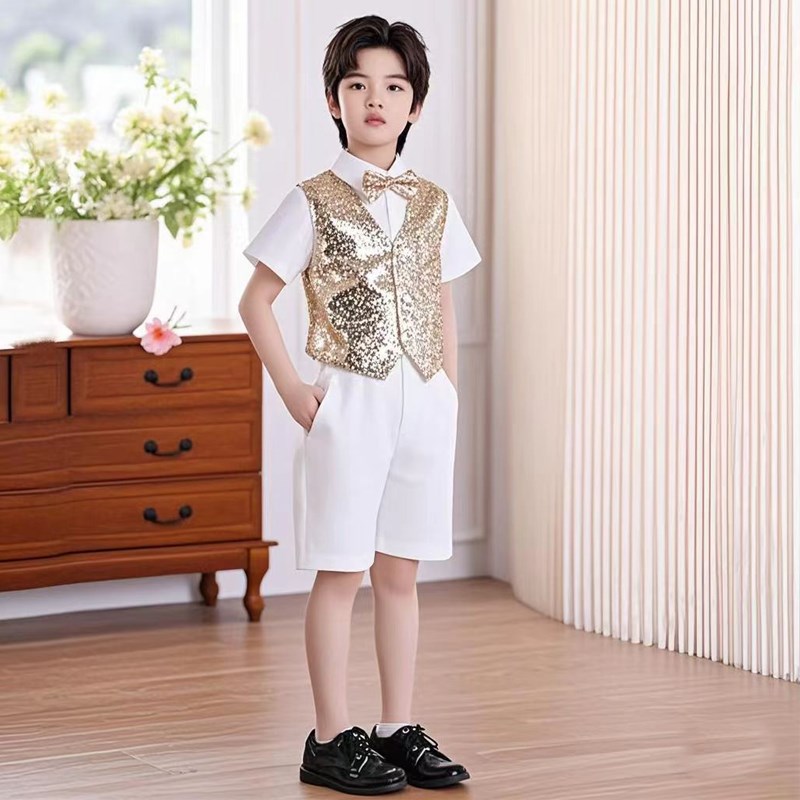 六一儿童合唱服中小学生红歌诗朗诵比赛钢琴表演大合唱团演出服装