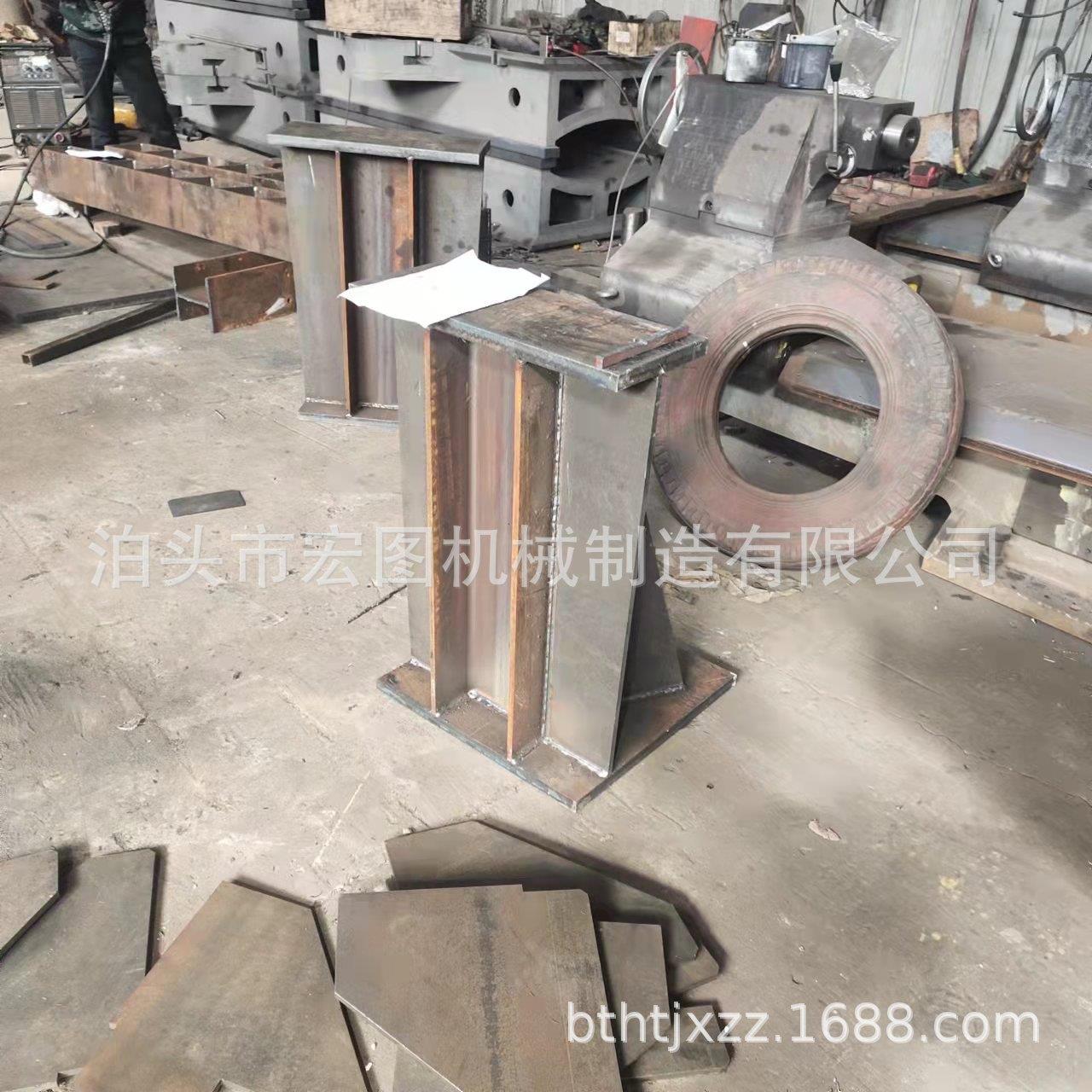 大型cnc承接钢构件、焊接件，铆焊件机床加工专业激光下料抛丸