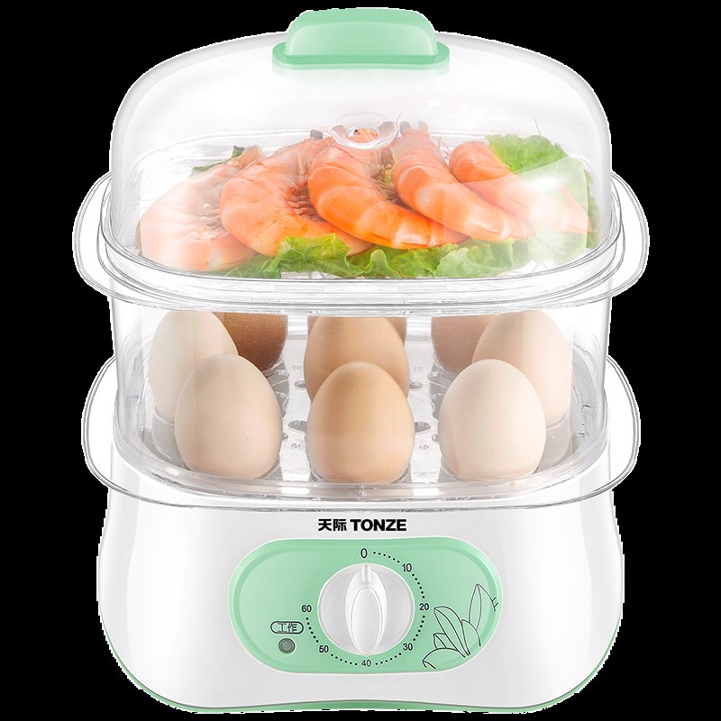 天际电蒸锅迷你蒸蛋器家用多功能煮蛋器煮鸡蛋P神器小电蒸锅蒸菜