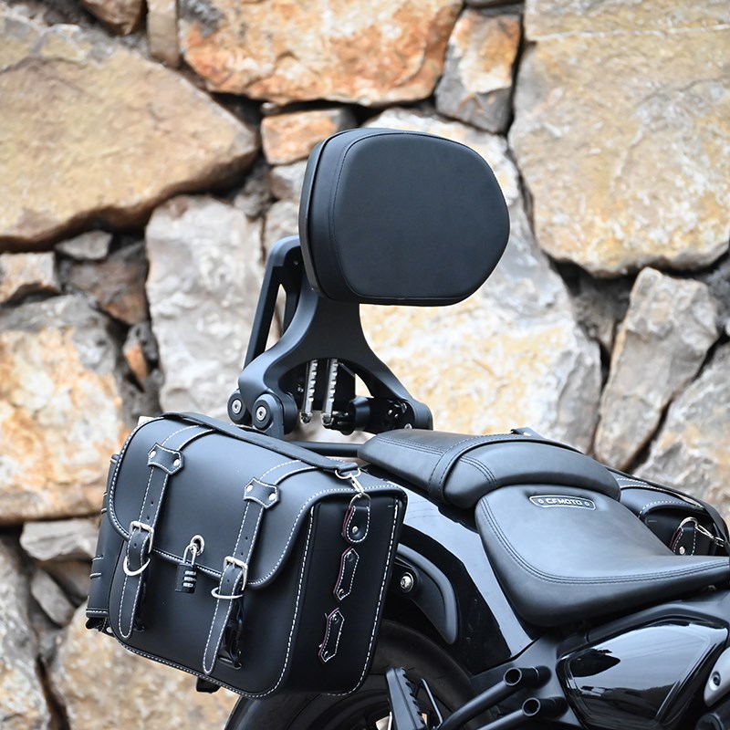 适用春风CLfC450保险杠加粗加厚多功能折叠靠背防水防盗边包改装