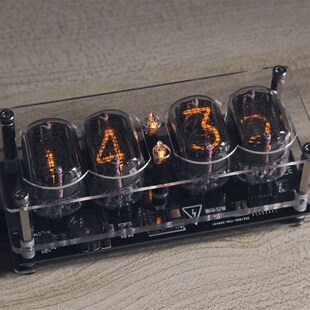 辉光管时钟IN12赛博朋克极客创意摆件电子管数字高端卧室桌面礼物