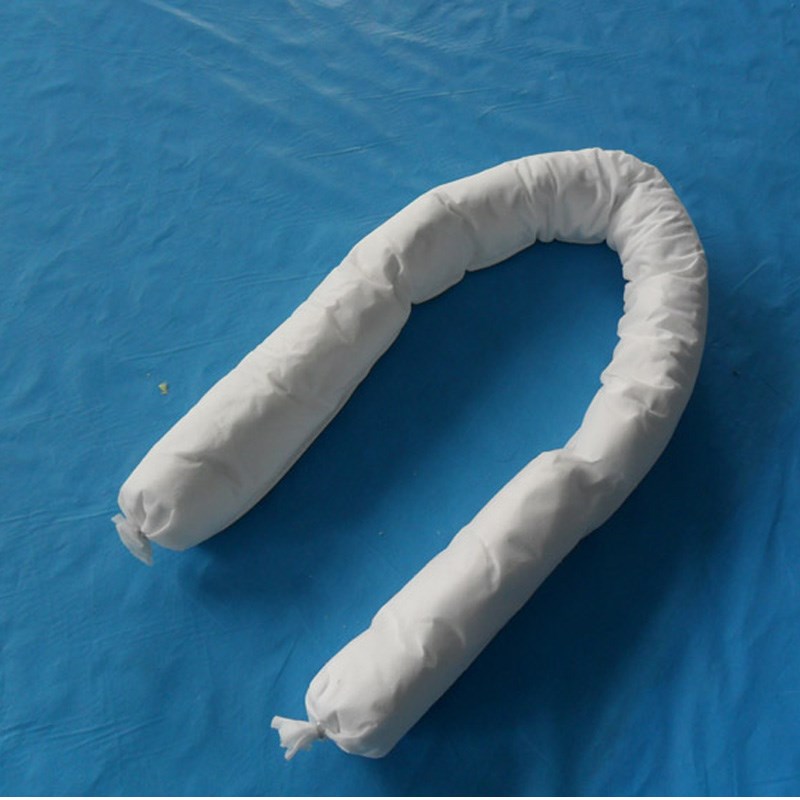 7.6*1.2mj吸油索 吸油条 吸油棉条 吸油围栏 吸油拖栏 工业吸油索