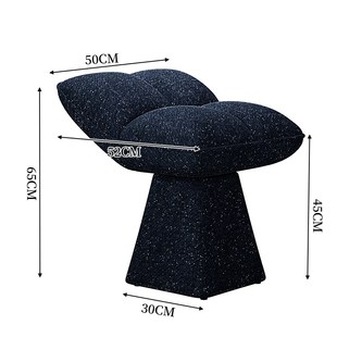 可旋转化妆凳设计师奶油风主卧室梳妆台椅子衣帽间女生家用梳妆凳