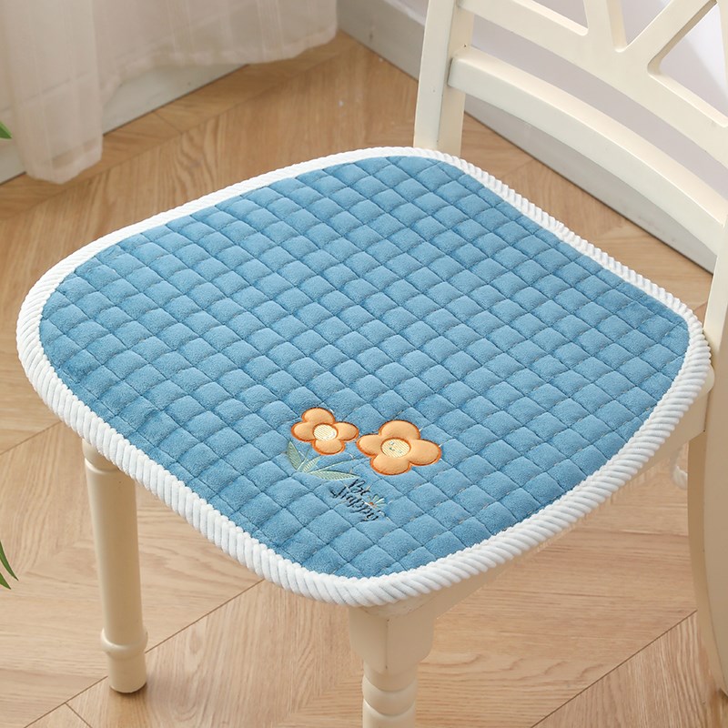 坐垫屁垫椅子垫马蹄形椅子垫防滑C卡通四季通用餐厅凳子垫餐桌椅