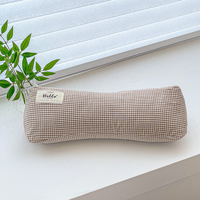 2025新款A类全棉双层纱荞麦枕颈椎枕全棉水洗T棉三角枕枕头枕芯