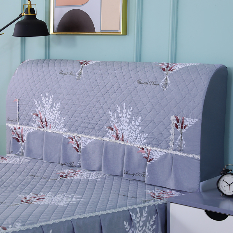 新款全包夹棉床头套罩弹力软包床头罩老旧L床头翻新遮丑靠背防尘