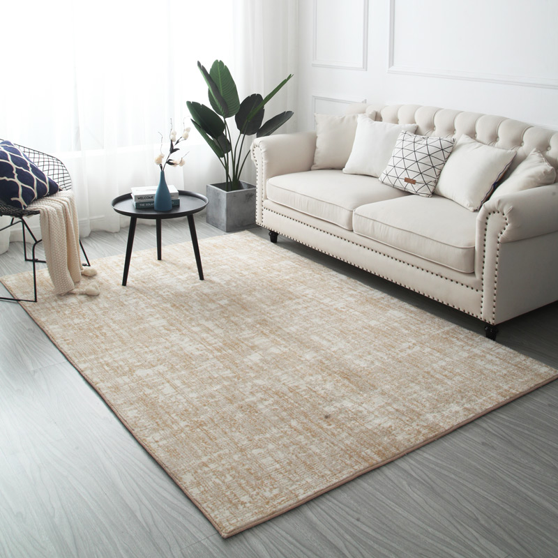 仿羊毛绒地毯客厅茶几轻奢北欧zis地毯水洗定制满铺卧室床边加厚