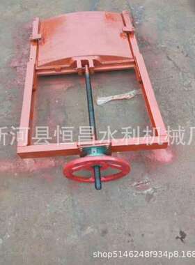 恒昌牌PQZ-0.8m铸铁闸门圆闸门方闸门双向止水闸门机闸一体式闸门