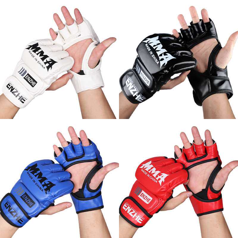 拳套拳击手套半指mma成人儿童散打男女搏击打沙袋ufc泰拳格斗训练
