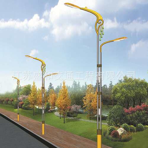 厂家供应 新农村6米7米8米单臂双臂高低臂市政工程led道路灯