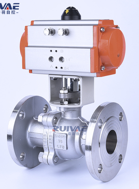 Q641PPL16P 304不锈钢法兰高温气动球阀DN25 32 40 50 65 80 100