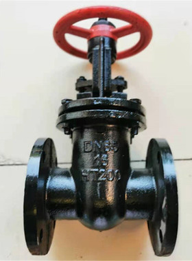铸铁闸阀Z41T10/16铜密封面明杆手动法兰闸阀加厚重型DN50100150