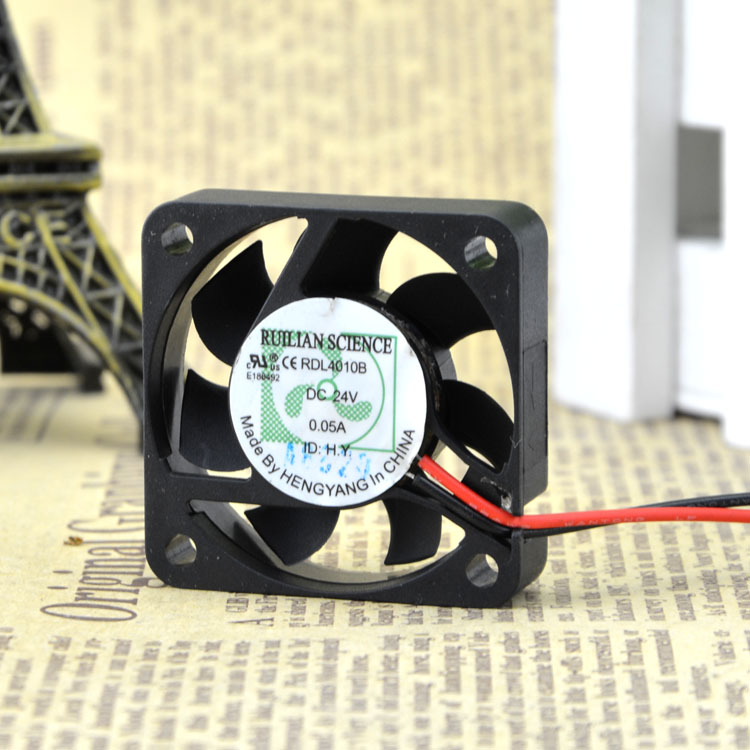 原装欣瑞联 4CM 4010 24V 0.05A 4厘米散热风扇 RDL4010B 双滚珠