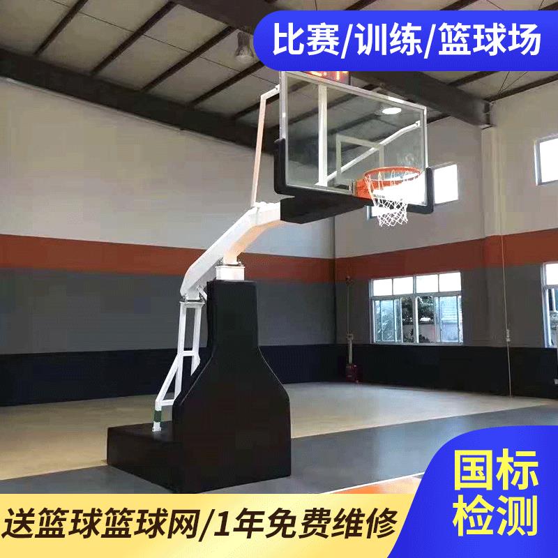 新款比赛级地埋式圆管篮球架移动篮球架可扣篮健身成人篮球架