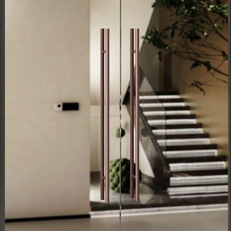 极简现代推拉大门把手不锈钢玻璃门拉手包厢办工室KTV实木门把手