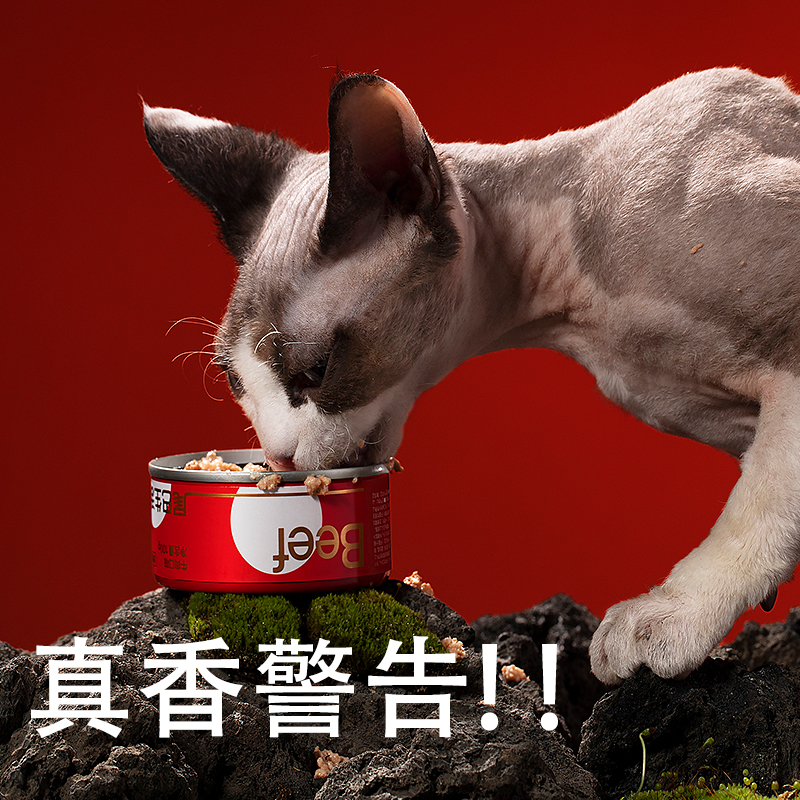 尾巴生活野兽can811生骨肉罐头100g主食罐猫成猫幼猫罐头