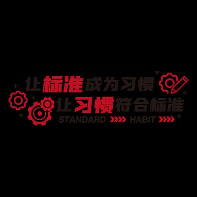 工厂车间安全生产文化墙贴纸仓库管理质量宣传标语办公室墙面装饰